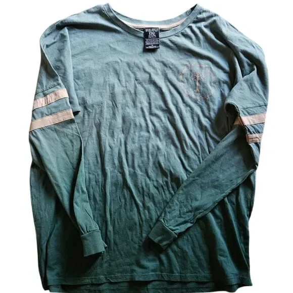 Boxlunch " Middle Earth" Lord of the Rings Men Long Sleee Ombre T-shirt Size XL - Picture 1 of 10